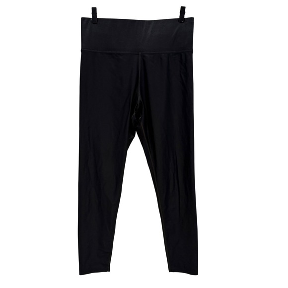 Carbon38 Pants - Carbon38 High Rise Liquid Leggings Black XL Shiny RN147957